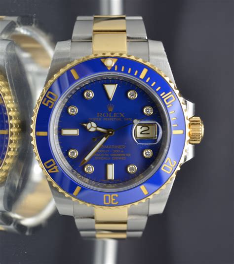 blue and gold submariner rolex nickname|blue rolex submariner for sale.